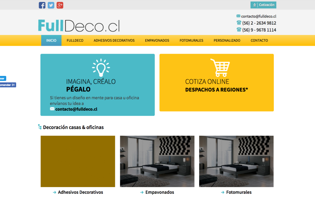 Fulldeco, Diseño e Impresión Adhesivos Decorativos
