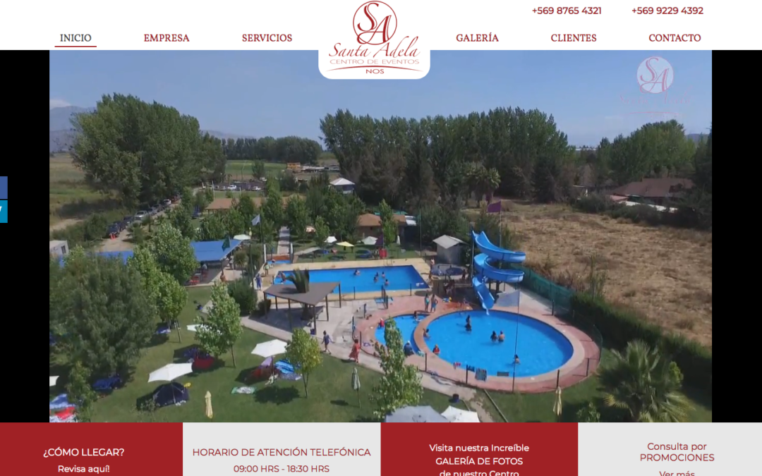 Santa Adela, arriendo de parcelas con Piscina con tobogán en RM
