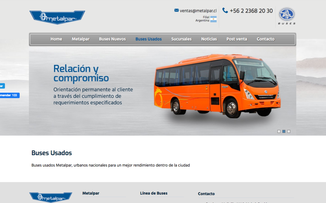 Metalpar, Buses Urbanos Nacionales