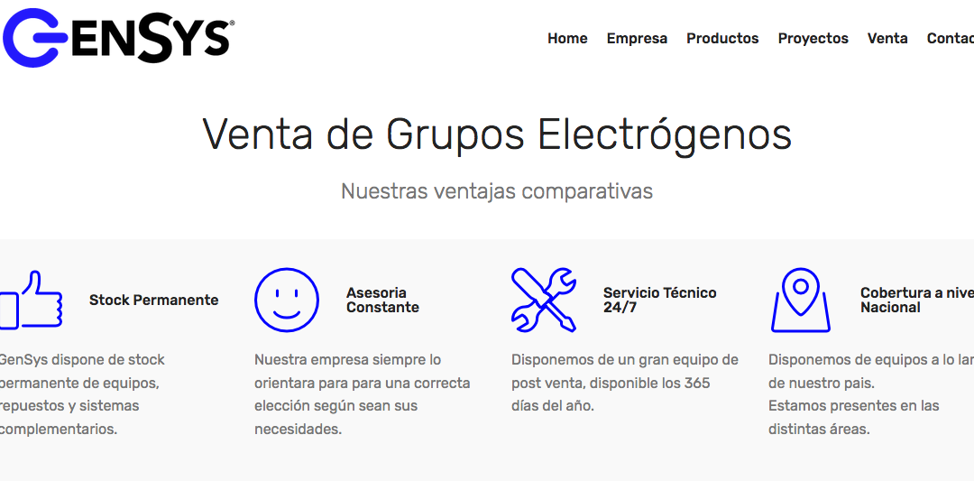 Gensys, Grupo electrógeno Perkins