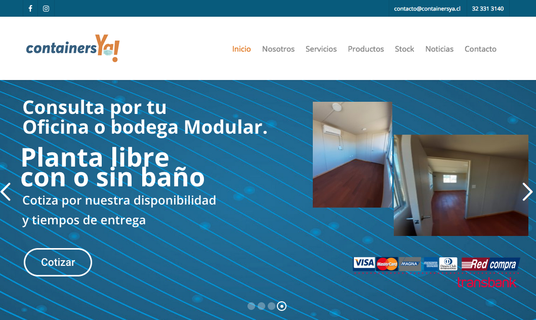Containers Ya, módulos prefabricados en Santiago
