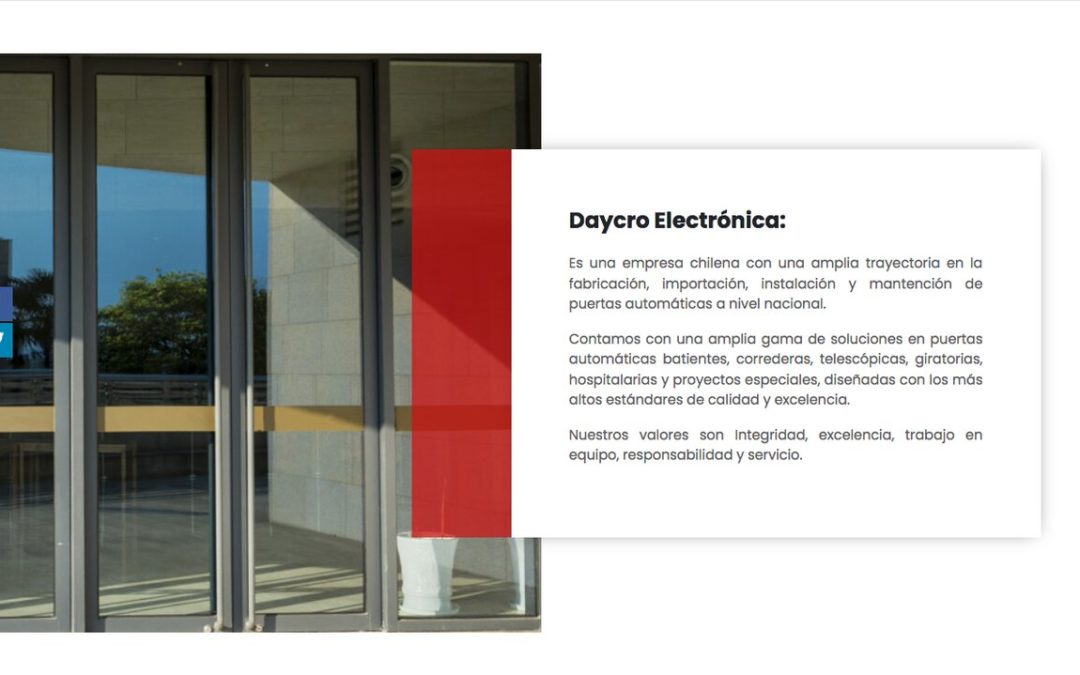 Puertas Daycro, las grandezas de las puertas automáticas