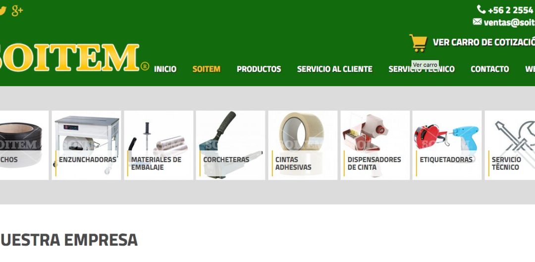Soitem, empresa de materiales de embalaje en Chile