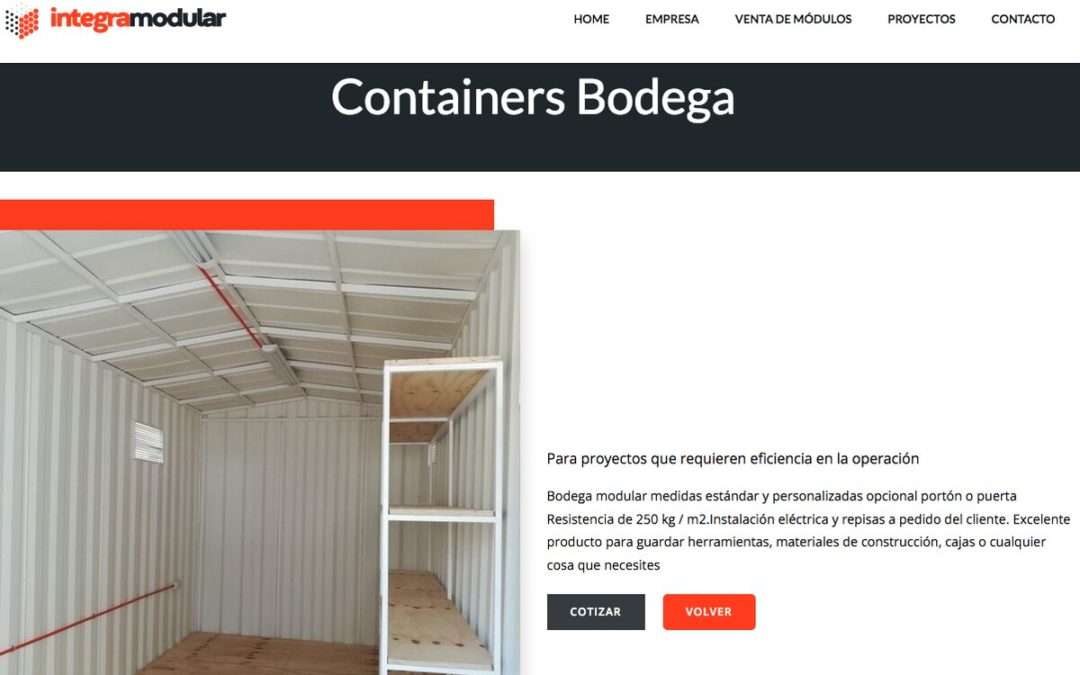 Integra Modular, soluciones modulares en Chile