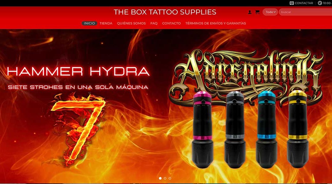 The Box Tattoo Supplies, todo para tatuajes profesionales en Chile