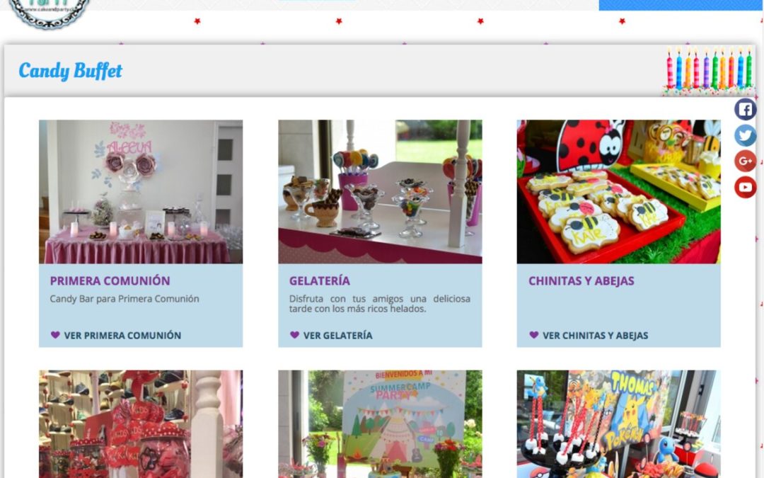 Cake and Party, líder en candy bar en Santiago