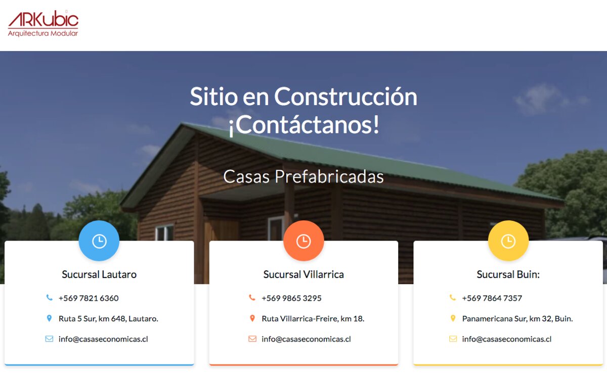 Casas prefabricadas en Lautaro