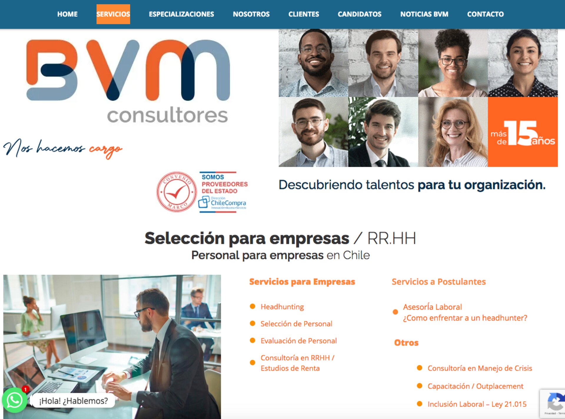 consultora en recursos humanos en chile