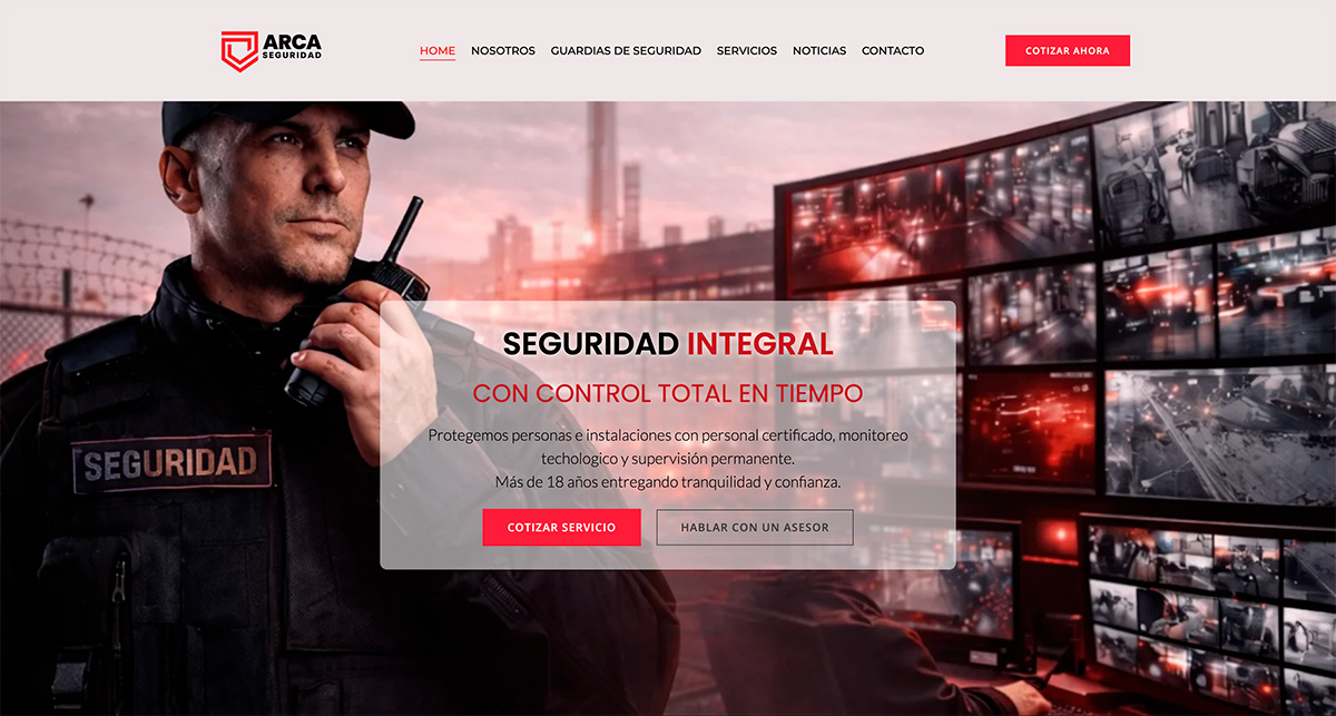 Guardias de seguridad en Chile