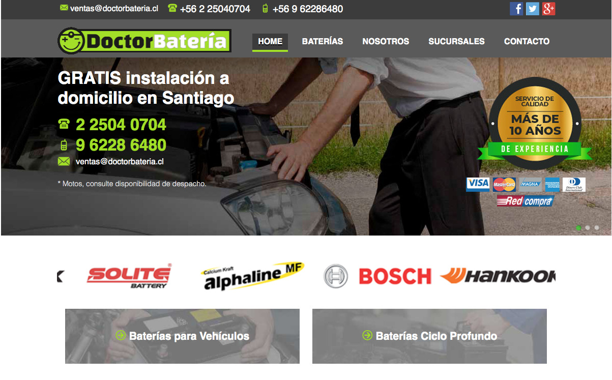 Baterías para vehiculos