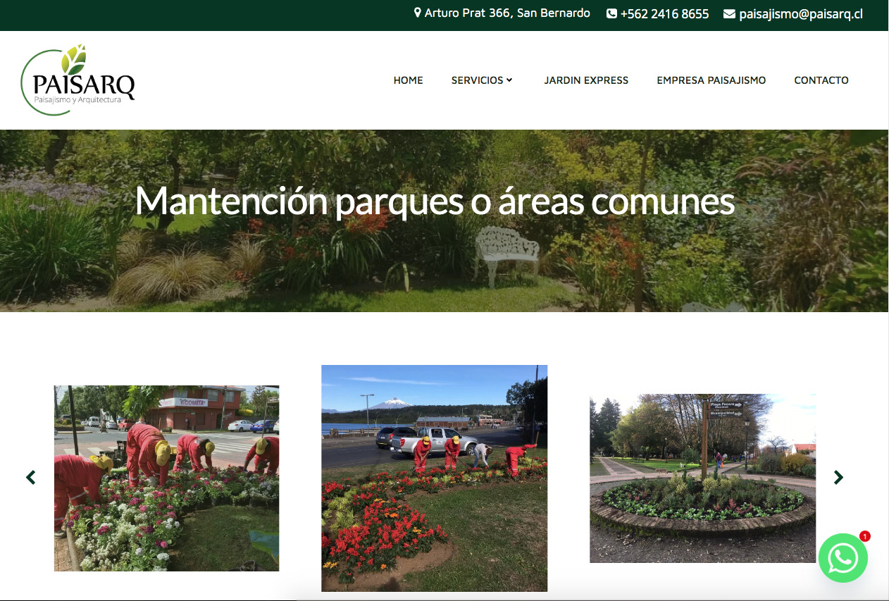 Mantención de jardines