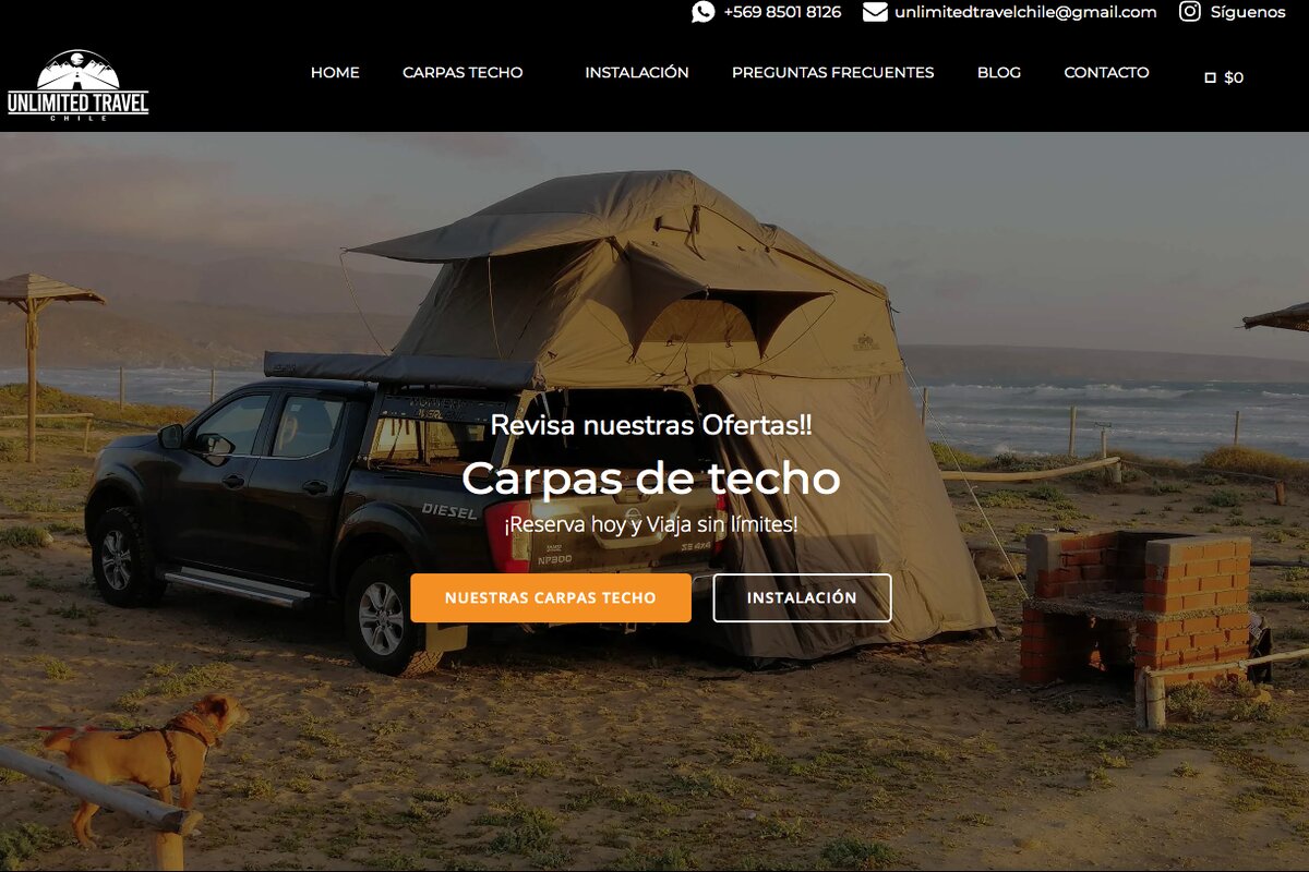 Arriendo carpa techo